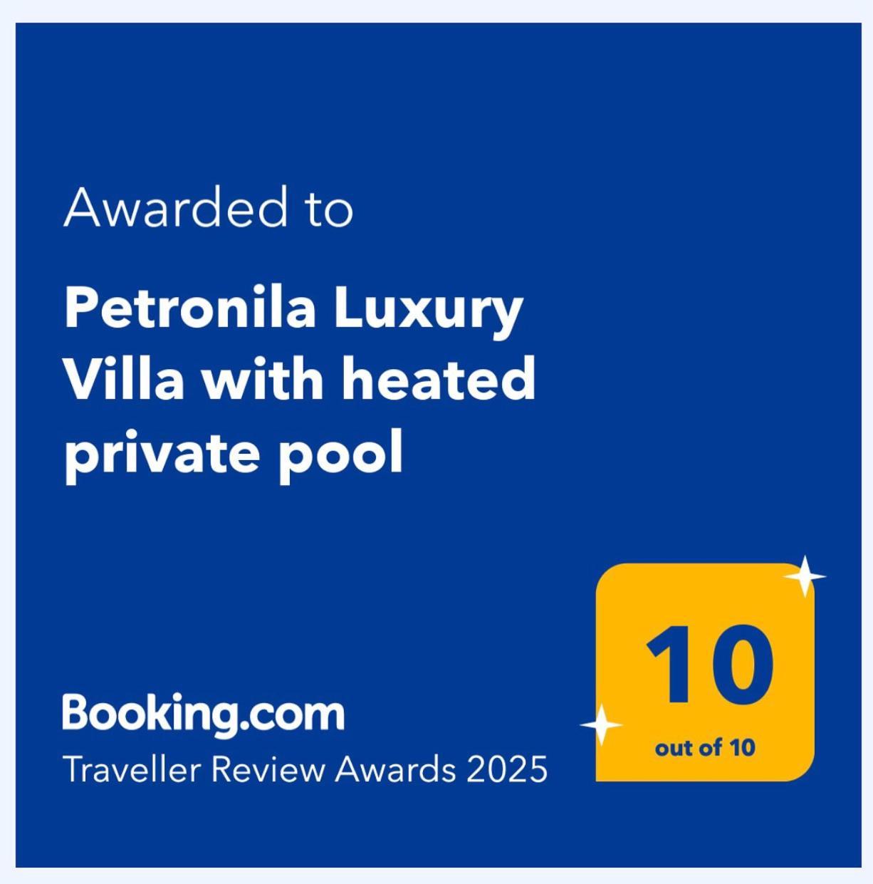 Petronila Luxury Villa With Heated Private Pool 키사모스 외부 사진